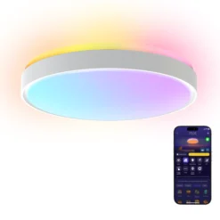 Govee Round Smart Ceiling Light, rund plafond, 38 cm, hvid