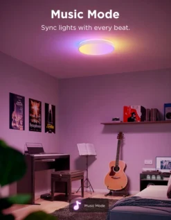 Govee Round Smart Ceiling Light, rund plafond, 38 cm, hvid