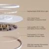Govee Round Smart Ceiling Light, rund plafond, 30 cm, hvid