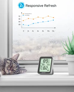 Govee Smart Display temperatur og fugtighedsmåler, Bluetooth
