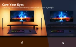 Govee Smart Gaming Light Bars, RGBIC, inkl. controller, WiFi, Bluetooth - 2 pak