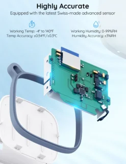 Govee Smart temperatur og fugtighedsmåler, WiFi
