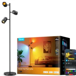 Govee Tree Floor Lamp, gulvlampe, Bluetooh + Matter, sort