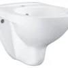 Grohe Bau Ceramic hængebidet, hvid porcelæn, med skjult montering