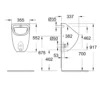 Grohe Bau Ceramic urinal, skjult indløb, hvid