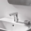 Grohe Bau Cosmopolitan E håndvaskarmatur, berøringsfri, 6V, krom