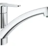 Grohe Bau Eco etgrebsbatteri, 231 mm tud, 1 hul til k/v, trykstøbt zink, krom
