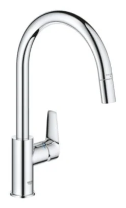 Grohe BauEdge Køkkenarmatur, højt udløb, krom
