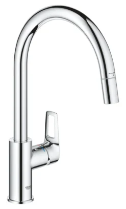 Grohe BauLoop køkkenarmatur C-Tud 8, 0l/min. krom