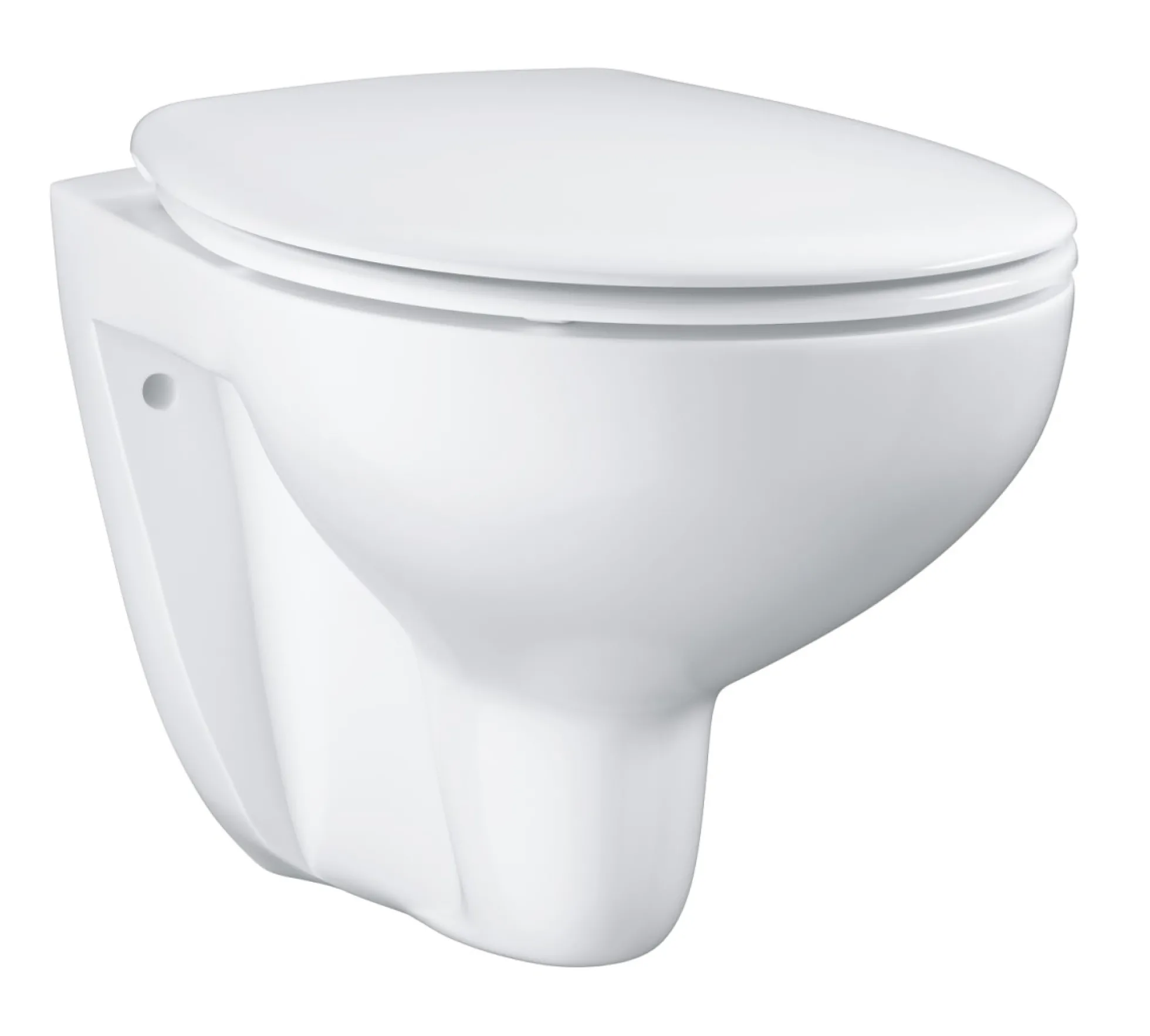 Grohe Bau toiletpakke inkl. Rapid cisterne 113 cm, trykplade, Bau væghængt toilet + SoftClose toiletsæde samt tilbehør