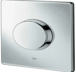 Grohe Betjeningsplade WC Skate Air 1-vol, vandret, 156 x 197 mm, ABS plast, krom