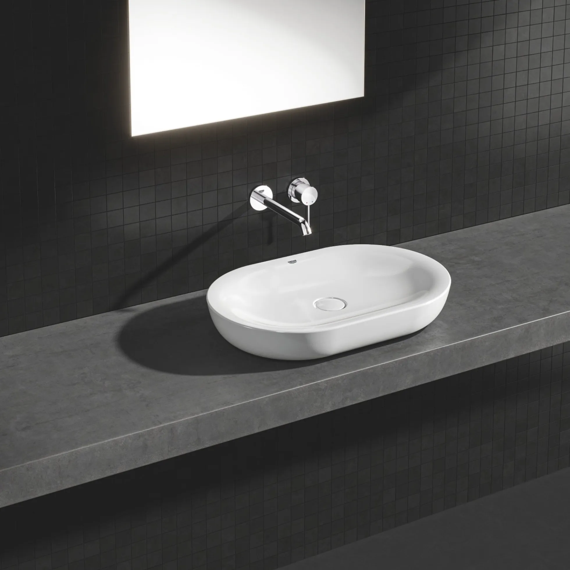 Grohe Essence håndvaskarmatur, indbygning, M-Size