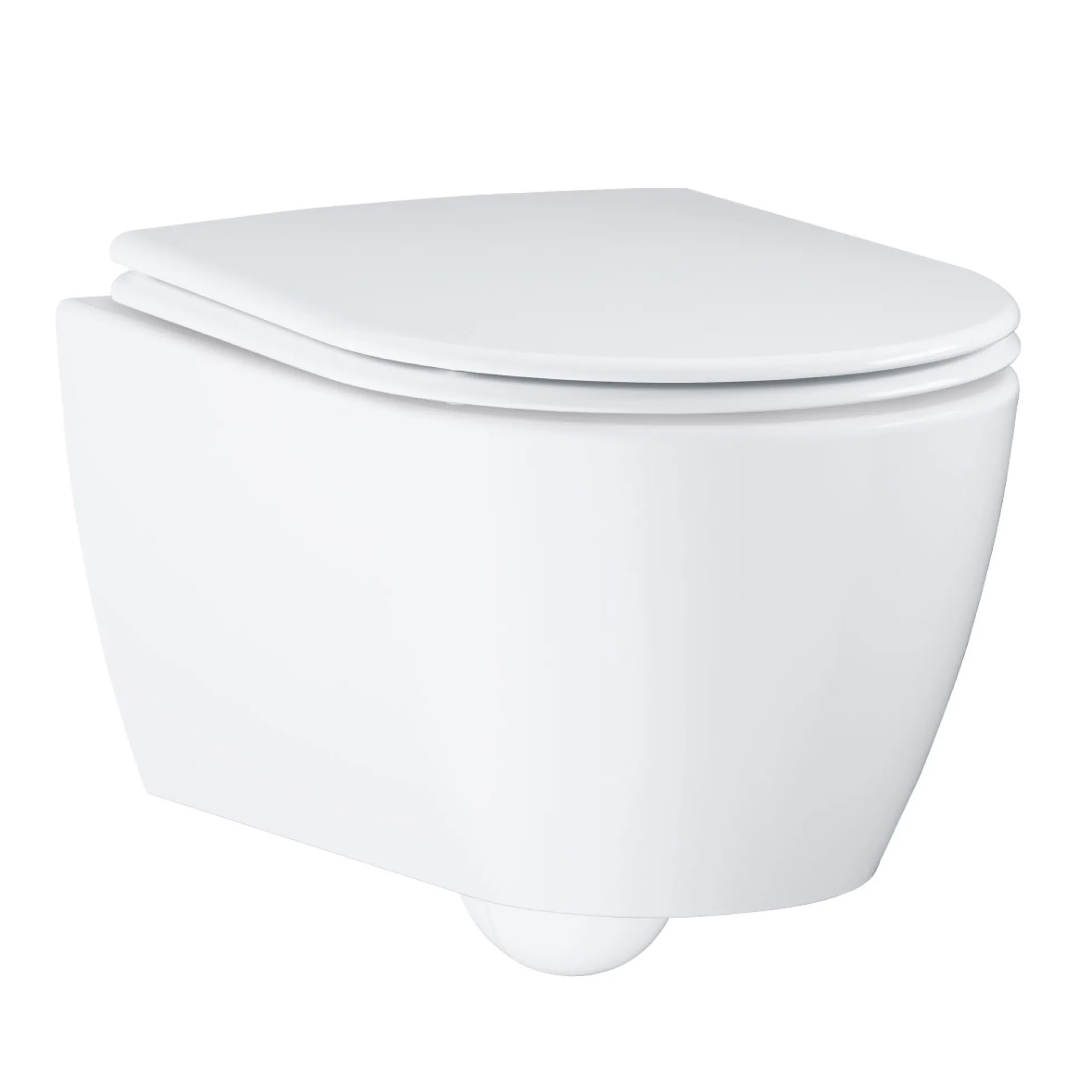 Grohe Essence toiletpakke inkl. Rapid cisterne 113 cm, trykplade, Essence væghængt toilet + SoftClose toiletsæde samt tilbehør