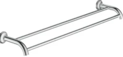 Grohe Essentials Authentic dobbelt håndklædestang, 626 mm, krom