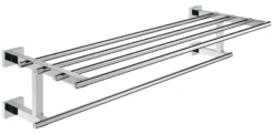 Grohe Essentials Cube håndklædestativ med hylde, 558 mm