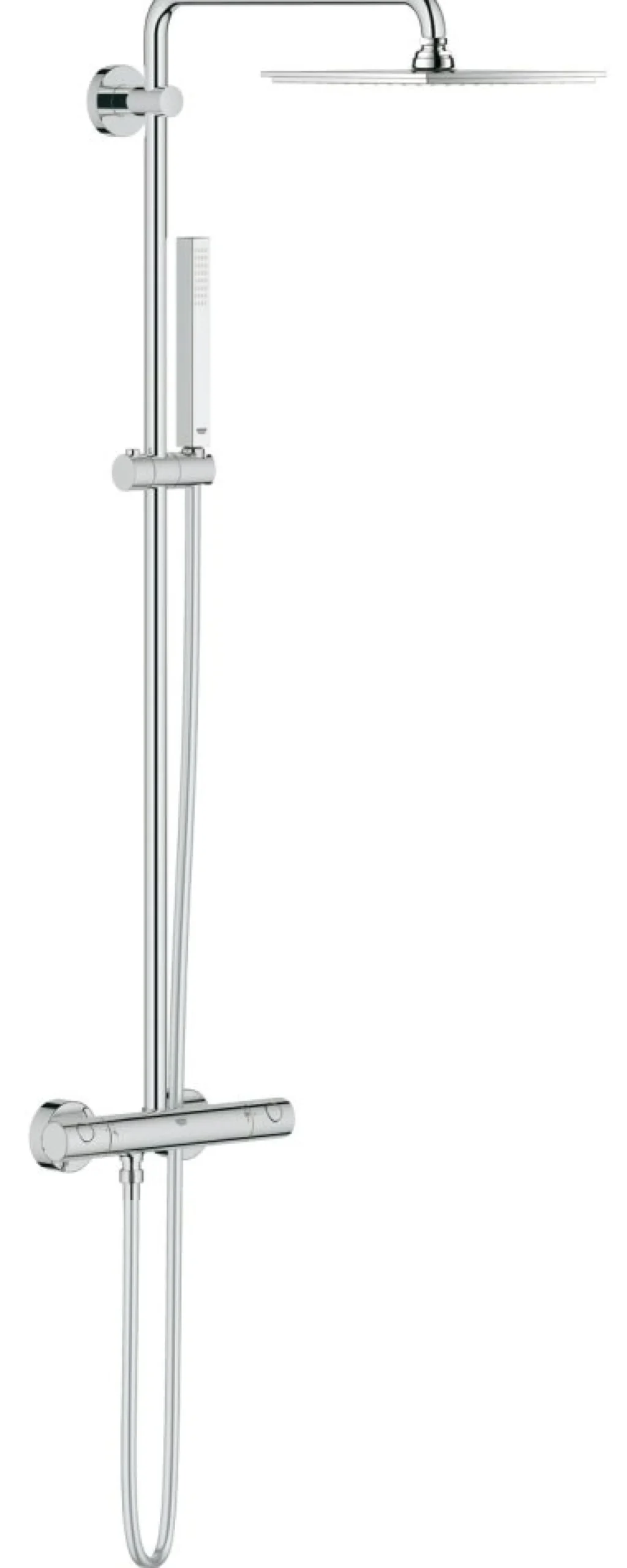 Grohe Euphoria XXL 230 brusesystem termostat, krom