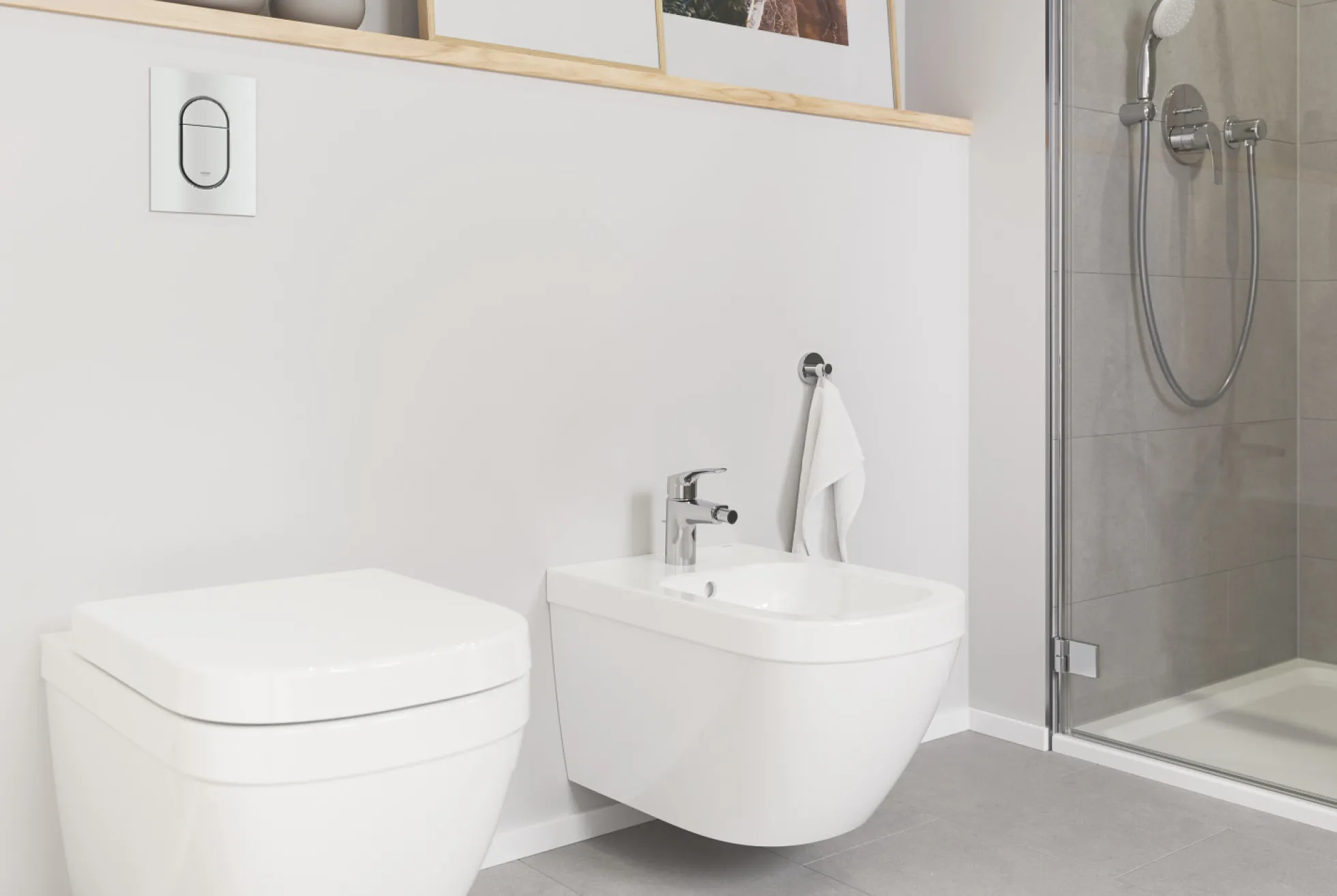 Grohe Euro Ceramic toiletsæde, soft close, alpin hvid
