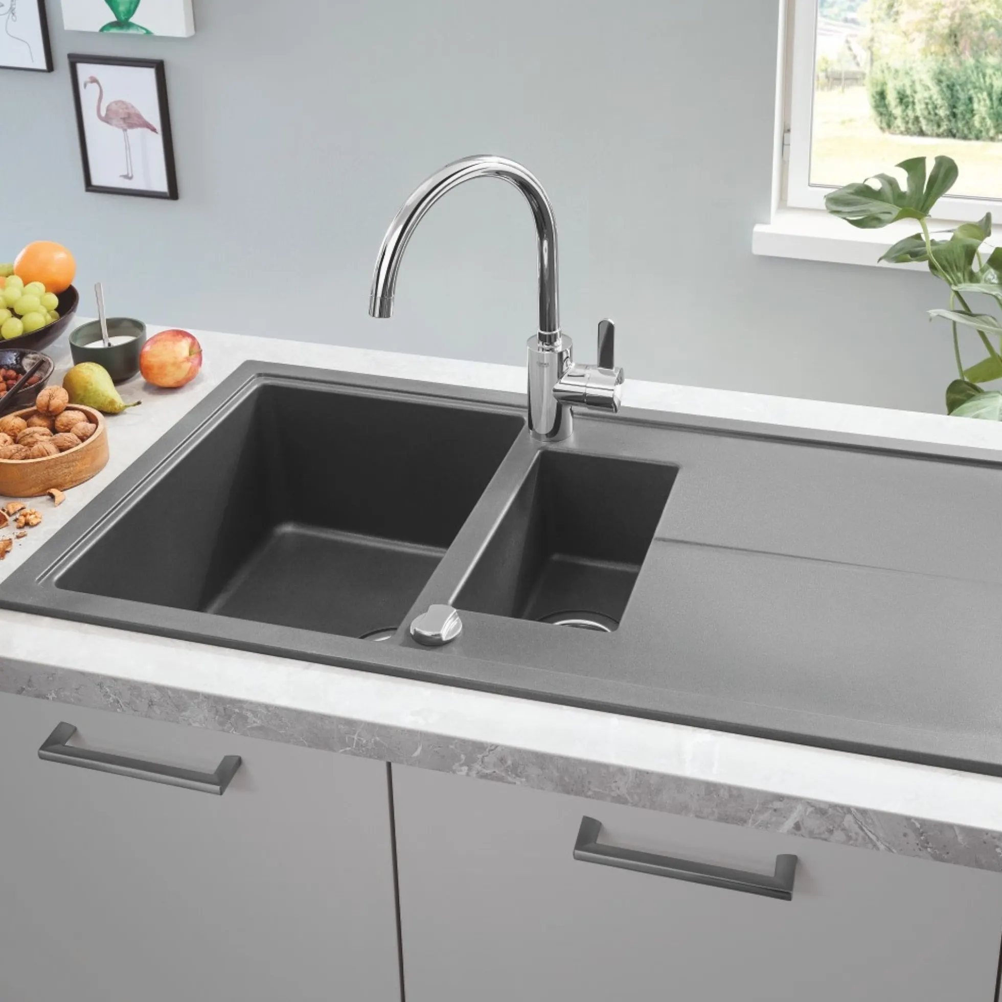 Grohe Eurosmart Cosmopolitan køkkenarmatur, C-tud, 1-grebs