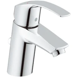 Grohe Eurosmart håndvaskarmatur, løft-op bundventil, S-Size, krom