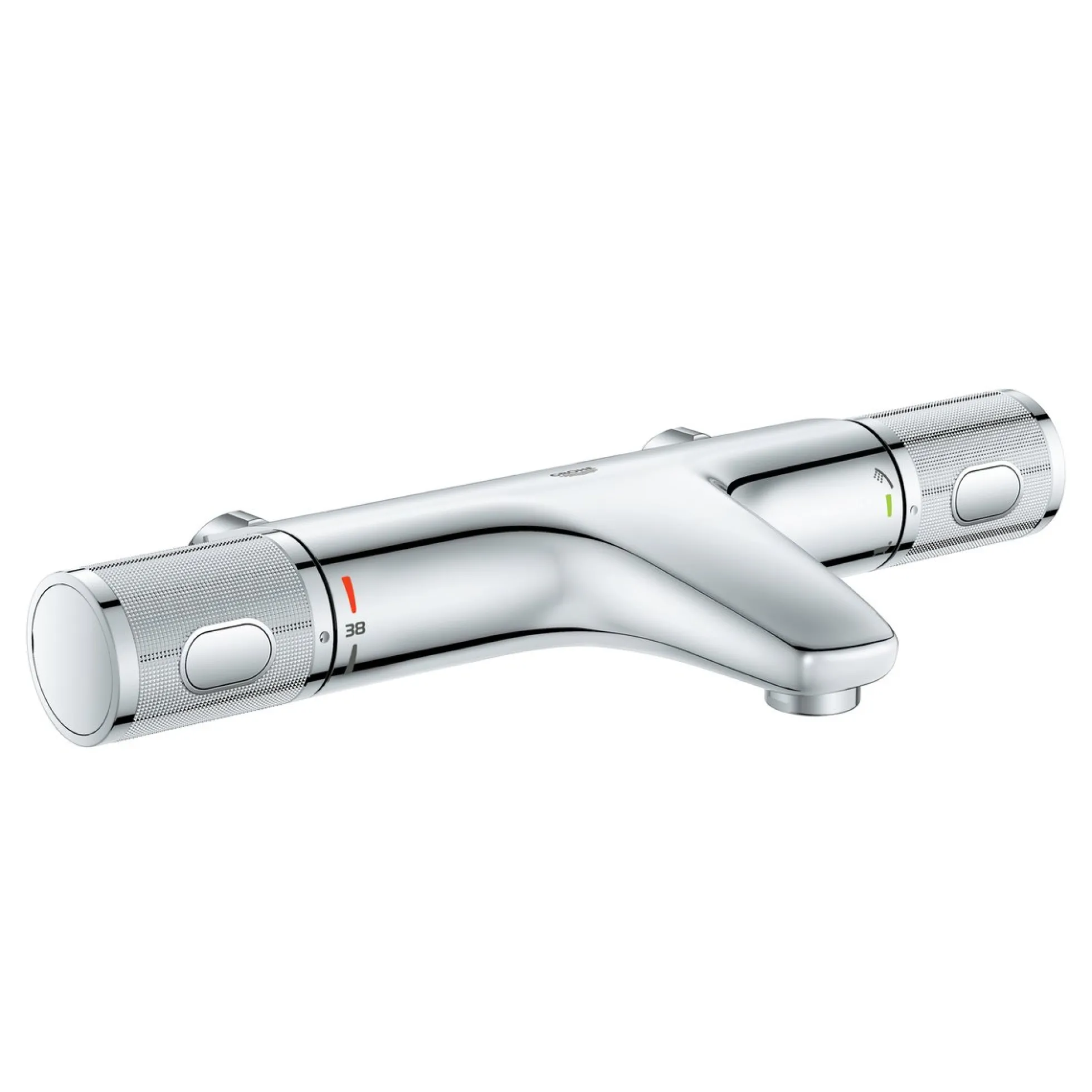 Grohe Grohtherm 1000 Performance, termostatbatteri til brus, vægmonteret, uden tilslutninger, krom