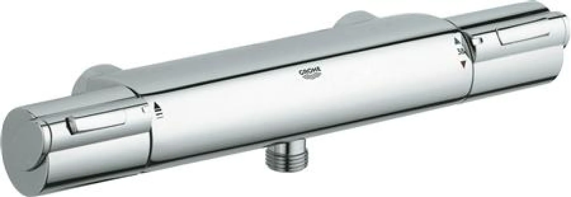 Grohe Grotherm Nordic, brusearmatur, 2-grebs, krom