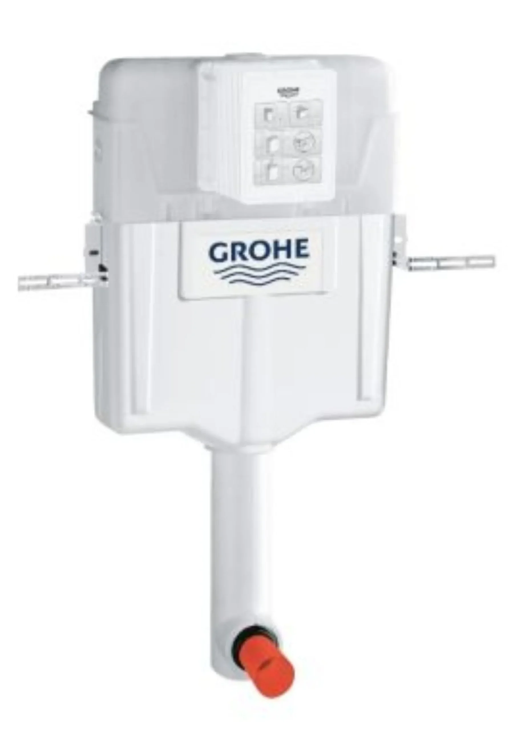 Grohe Indbygningscisterne 6-9 liter uden inst. ram, krom