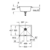 Grohe K700U Kompositvask, 533x457 mm, sort