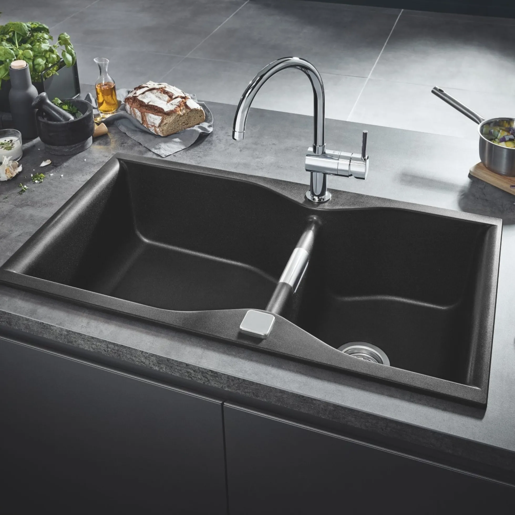Grohe Minta køkkenarmatur, svingtud, C-tud, 1-grebs - flere farver