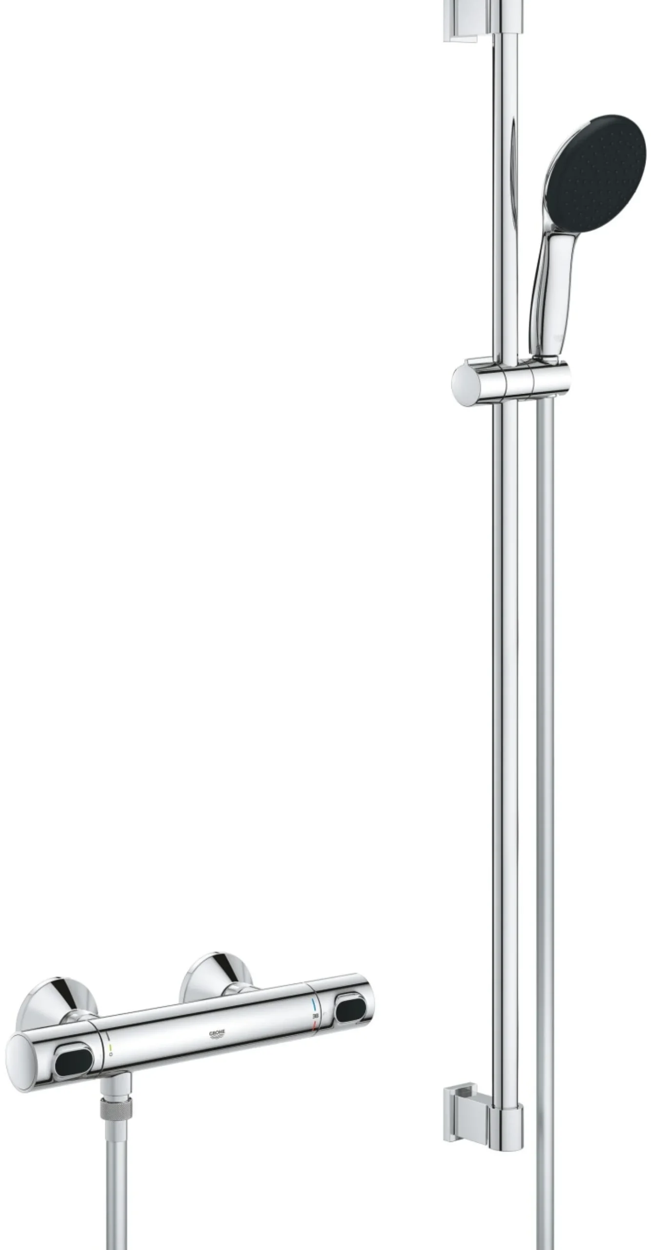 Grohe Precision Flow termostatbruser sæt, krom