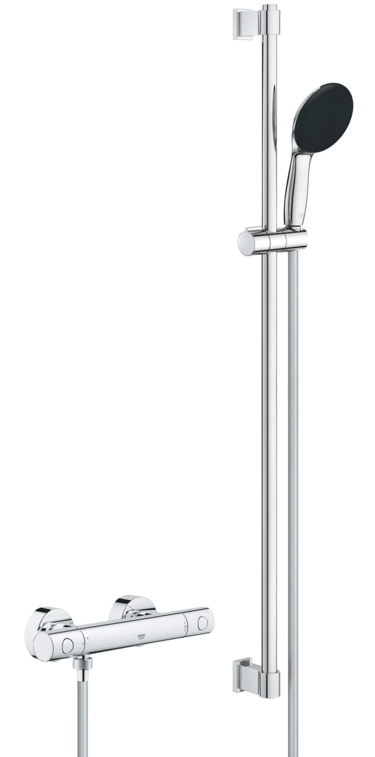 Grohe Precision Get termostat brusesæt, 150 mm centerafstand, krom