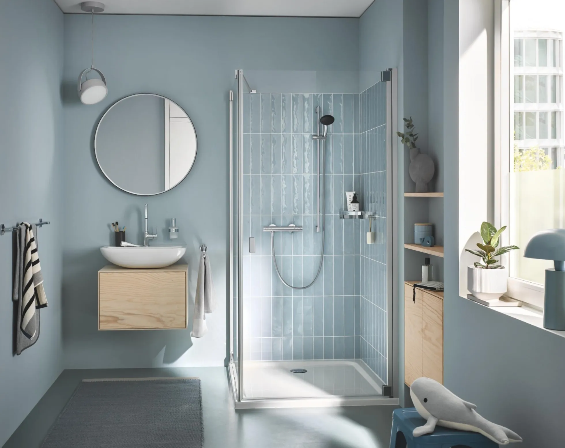 Grohe Precision Get termostat brusesæt, 150 mm centerafstand, krom