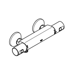 Grohe Precision Start brusearmatur, mat sort