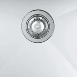 Grohe Prop til køkkenvask, kurveventil, Ø83 mm, børstet stål