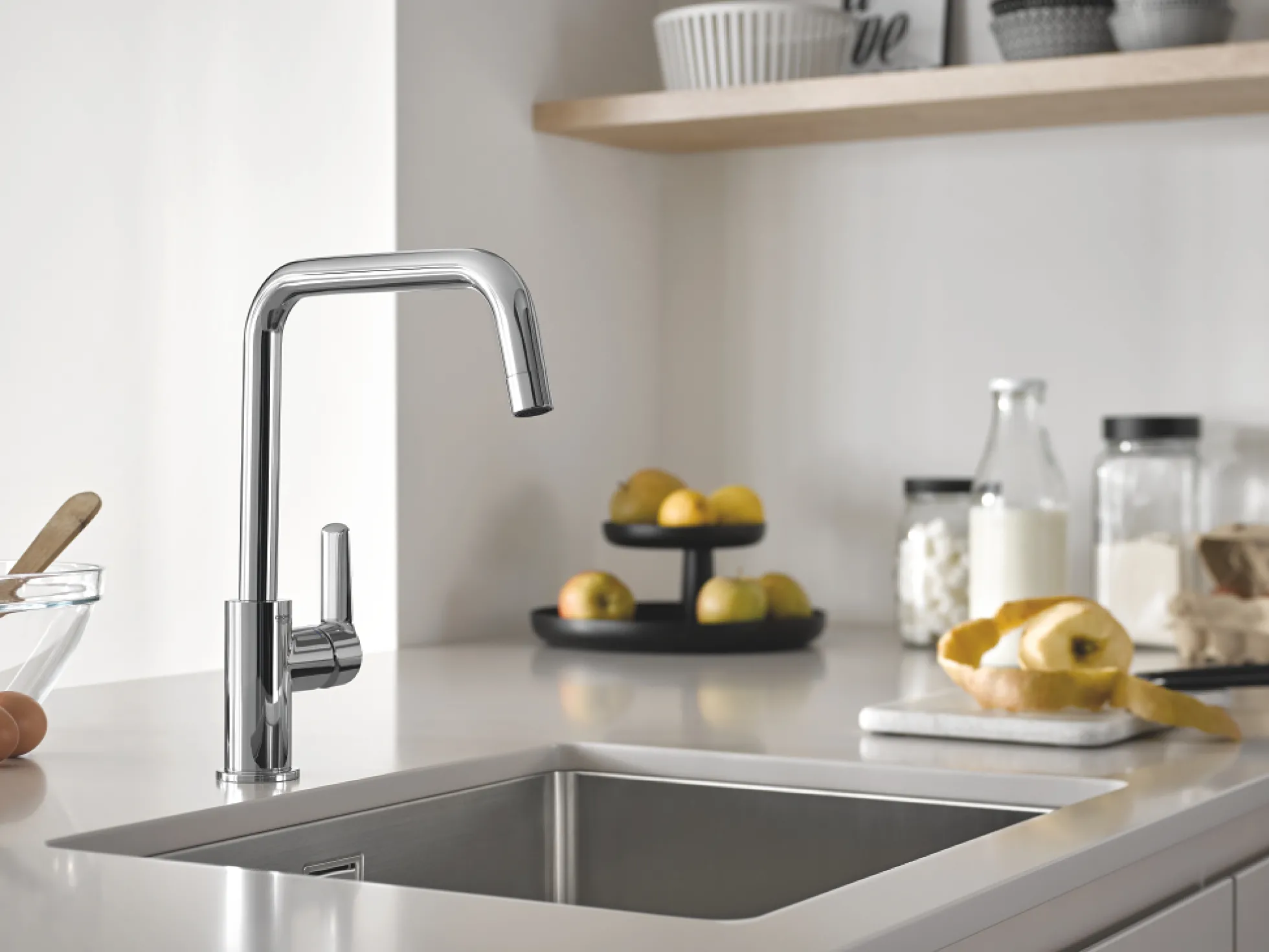 Grohe QuickFix Start køkkenarmatur, U-tud, 1-grebs