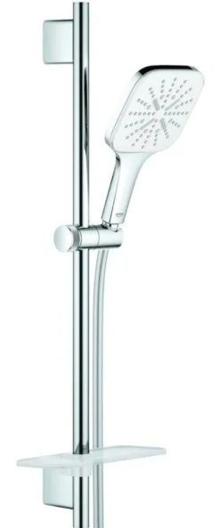 Grohe Rainshower SmartActive Cube 130 mm brusestangsæt, 600mm brusestang, krom