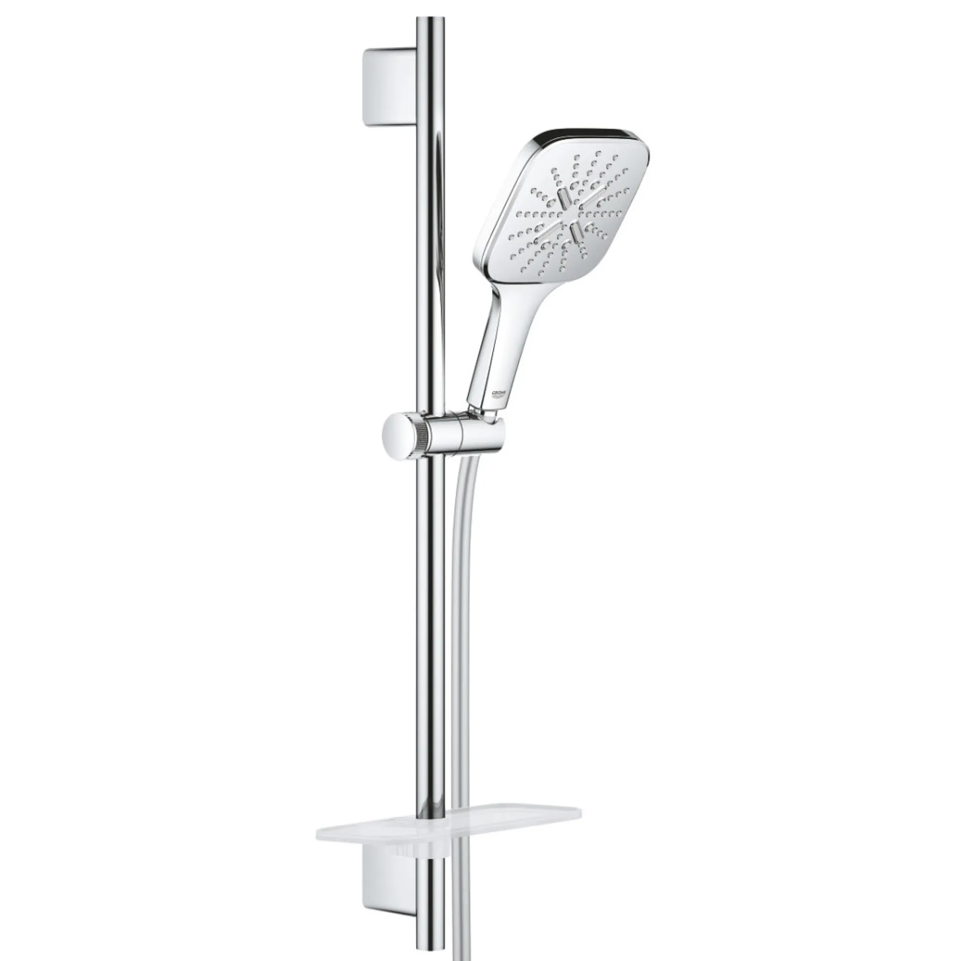 Grohe Rainshower SmartActive Cube 130 mm brusestangsæt, 600mm brusestang, krom