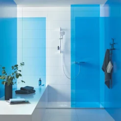 Grohe Rainshower SmartActive Cube 130 mm brusestangsæt, 600mm brusestang, krom