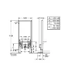 Grohe Rapid SL bidet monterings element, 1, 13 meter, fritstående, krom