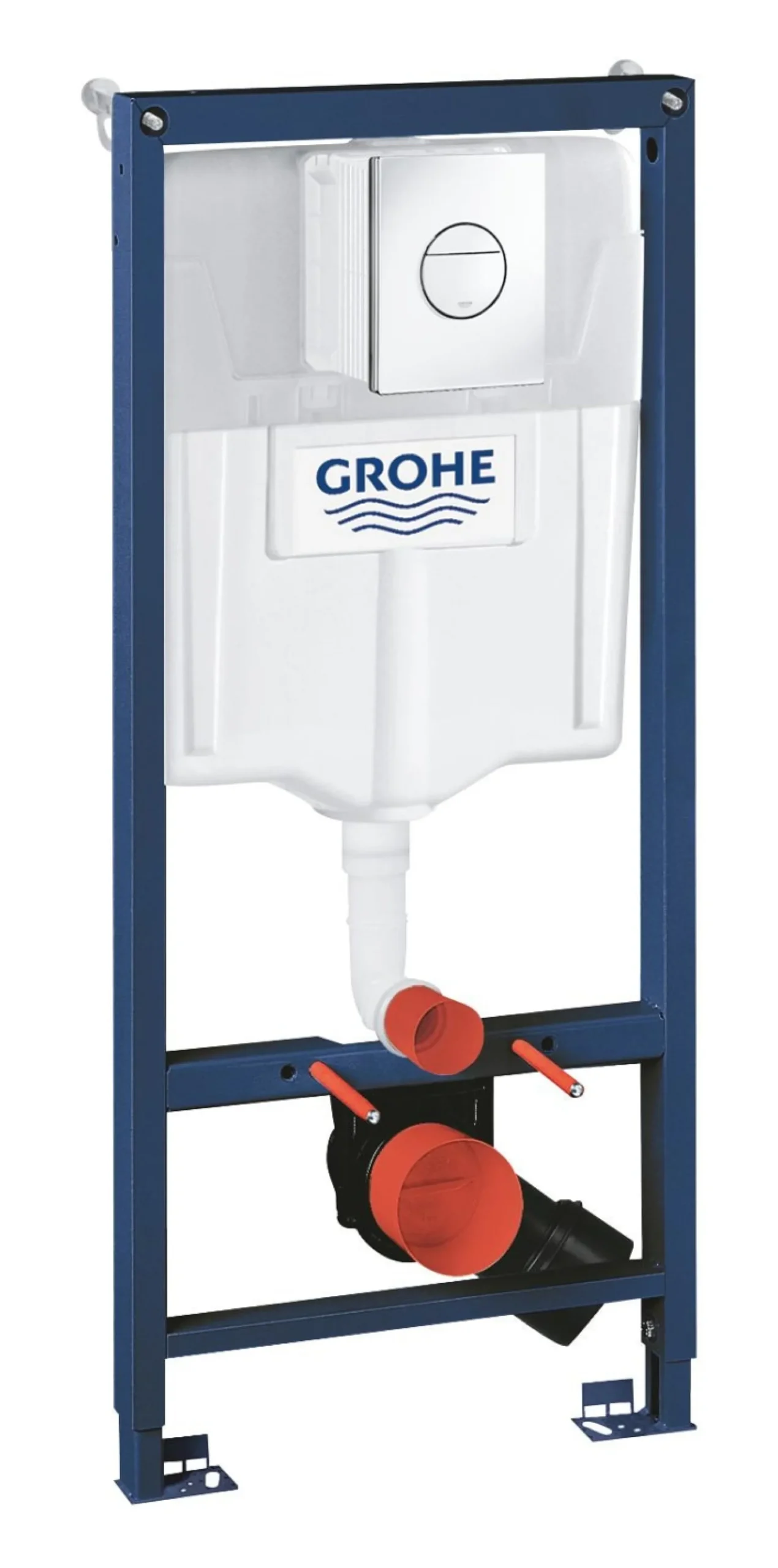 Grohe Rapid SL 3-i-1 indbygningscisterne, Nova 000, frontbetjent, 1, 13 meter, krom