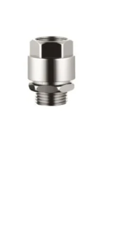 Grohe Rørventilator 1/2", kontraventil med omløber - nippel, forkromet