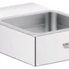 Grohe Selection Cube holder, metal, krom
