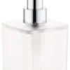 Grohe Selection Cube sæbedispenser, glas/metal, 300 ml, forkromet