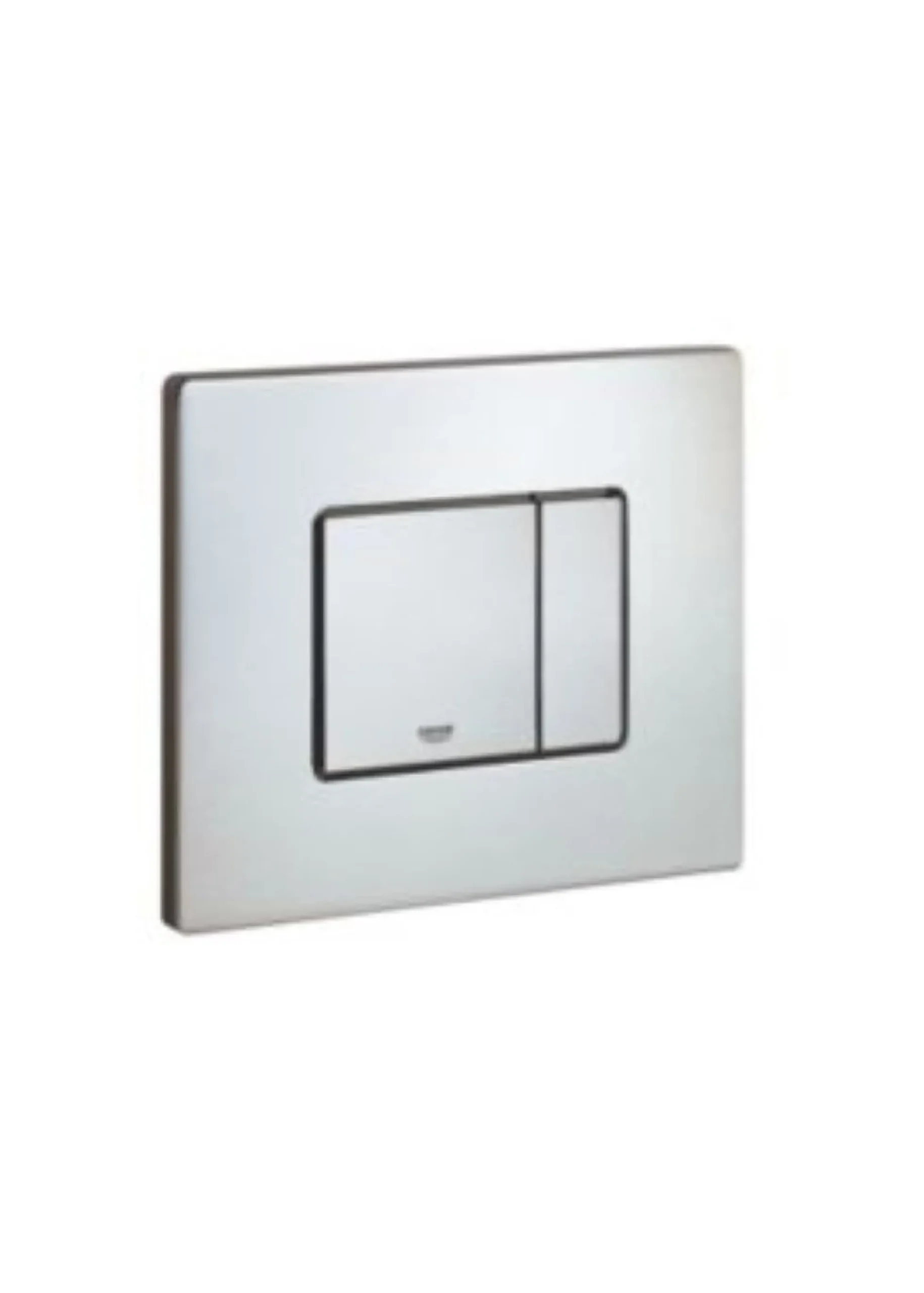 Grohe Skate Cosmopolitan betjeningsplade, dual flush, Start/stop, pneumatisk, 156 x 197 mm, krom, børstet rustfrit stål