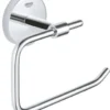 Grohe Start Cosmopolitan toiletpapirholder uden låg metal forkromet, blank, krom