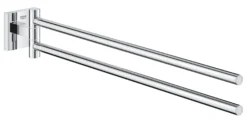 Grohe Start Cube håndklædeholder, 438mm, dobbelt/svingbar, metal, krom