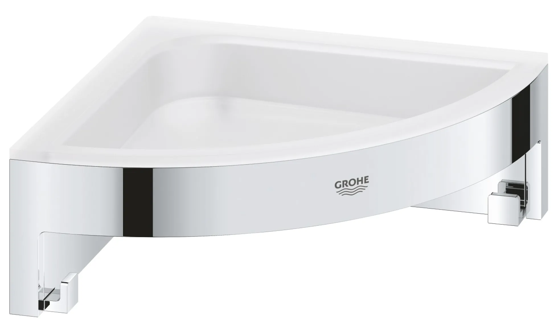 Grohe Start Cube sæbekurv, 160x160mm, metal/plast, blank