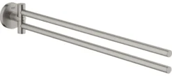 Grohe Start håndklædeholder, 439 mm, dobbelt/svingbar, metal, supersteel