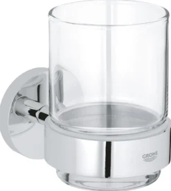 Grohe Start tandkrus, med krystalglas glas/metal, blank, forkromet, krom