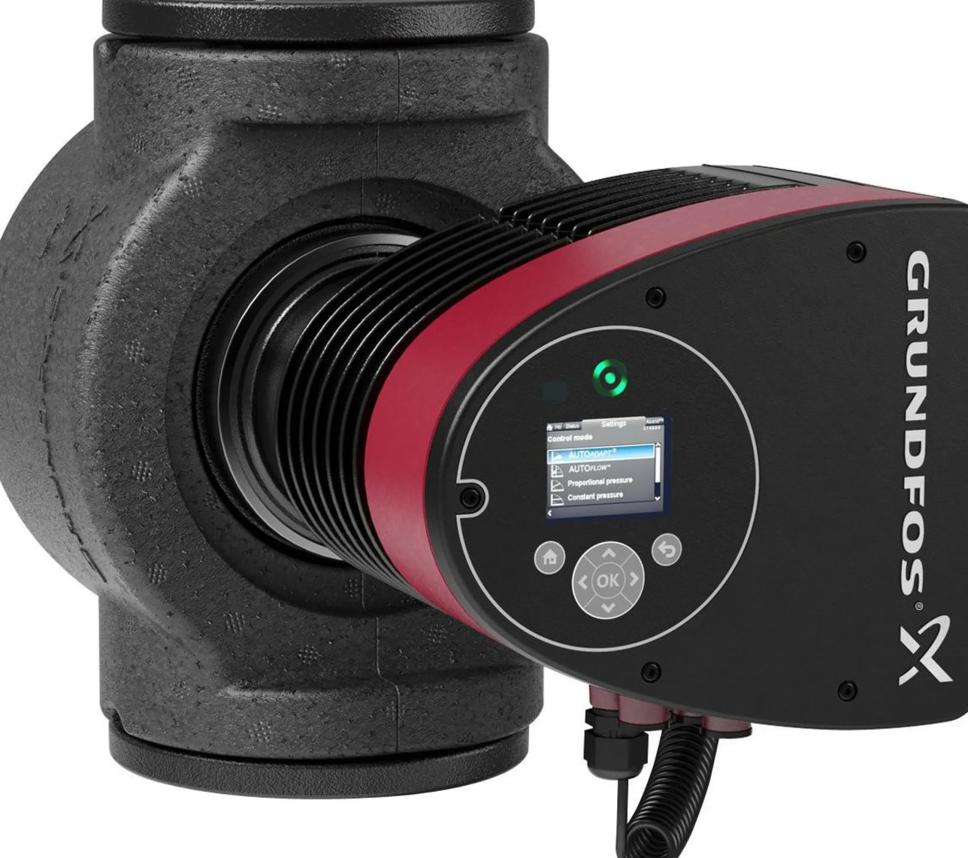 Grundfos MAGNA3 pumpe 50-180 F, 280 mm, 1x230V PN6/10