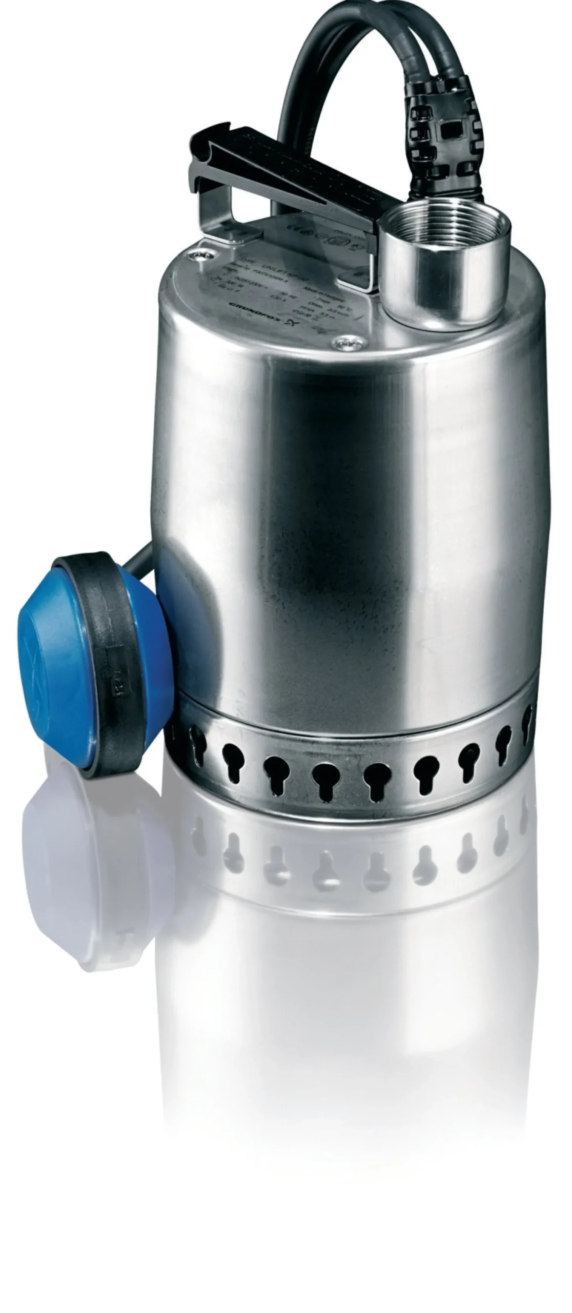 Grundfos pumpe KP350A-1 med 5/4" muffe og 5 meter kabel, 230 V